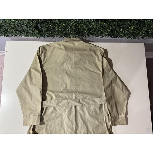 Vintage Woolrich Jacket Mens XL Tan Safari Belted Hunting Utility Pockets 70s - Picture 9 of 10